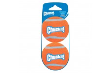 Chuckit! Tennis Ball Dog Toy Shrink Sleeve Orange-Orange Medium 2 Pack