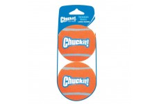 Chuckit! Tennis Ball Dog Toy Shrink Sleeve Orange-Orange Large 2 Pack