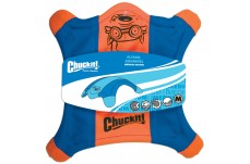 Chuckit! Flying Squirrel Dog Toy Blue; Orange Medium