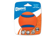 Chuckit! Ultra Ball Dog Toy Blue; Orange Large