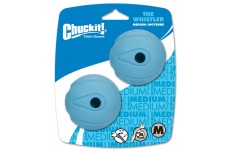 Chuckit! The Whistler Ball Dog Toy Assorted 2 Pack Medium