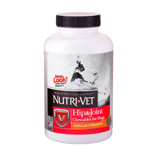 Nutri-Vet Hip & Joint Early Care Liver Chewables 1ea/120 Tablets