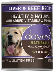 Daves Naturally Healthy; Liver and Beef 13.2Oz (Case Of 12)