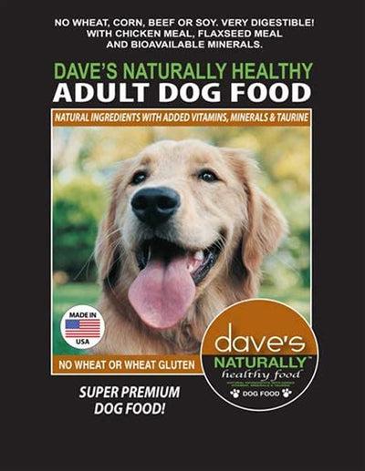 Daves Pet Food Naturally Healthy Adult Dry Dog Food 18lbs.