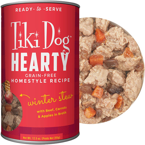 Tiki Pets Dog Hearty Winter Stew 12.5oz. (Case Of 12)