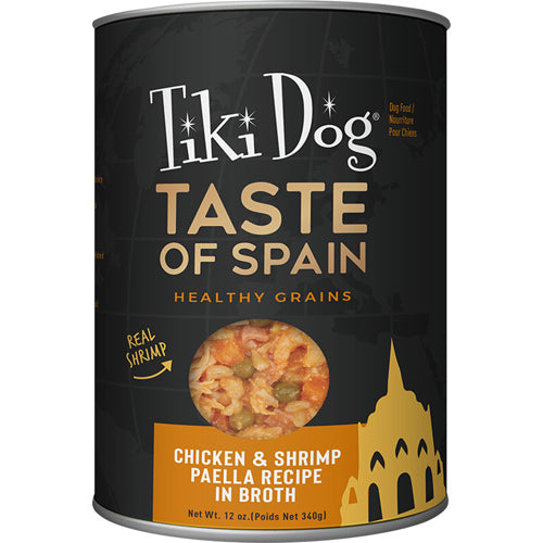 Tiki Pet Dog Taste Of The World Spanish Paella 12Oz (8 case)