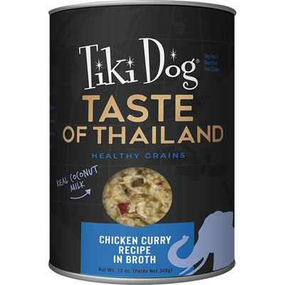 Tiki Pet Dog Taste Of The World Thailand Chicken 12Oz (8 case)