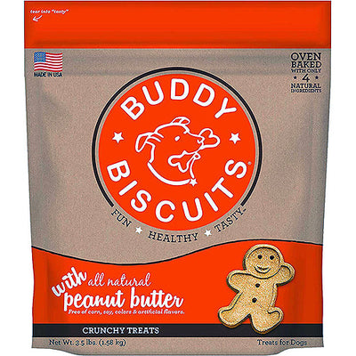 Cloud Star Dog Buddy Biscuits Peanut Butter 3.5Lb