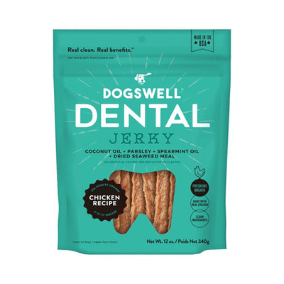 Dogswell Dog Dental Jerky Grain Free Chicken 12Oz