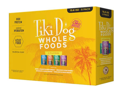 Tiki Pet Dog Whole Food 13.6oz Variety Pack