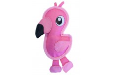 Outward Hound Invincibles Dog Toy Fire Biterz Flamingo Small