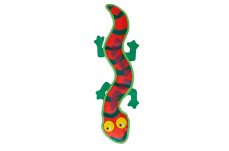 Outward Hound Invincibles Dog Toy Fire Biterz Lizard Multi-Color Extra-Large