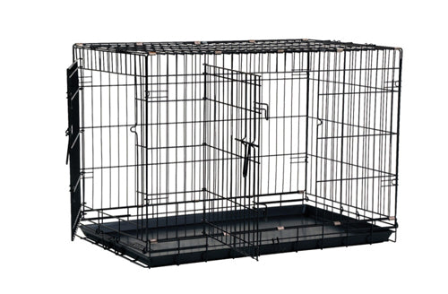 Precision Pet Products 2 Door Great Crate for Dog Hard-Sided Black 36 in