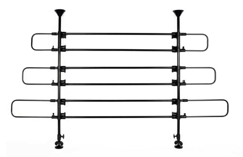 Precision Pet Products Universal 6-Bar Vehicle Pet Barrier Black One Size