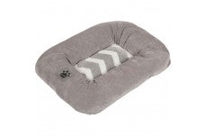 SnooZZy Zig Zag Low Bumper Kennel Dog Mat Grey Extra Small