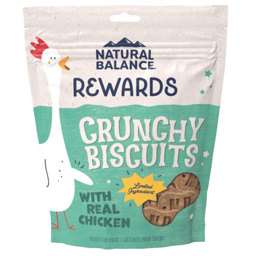 Natural Balance Pet Foods Rewards Crunchy Biscuits Dog Treats Chicken, 1ea/28oz.