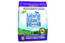 Natural Balance Lid Legume and Duck Meal Dry Dog Food 12Lb