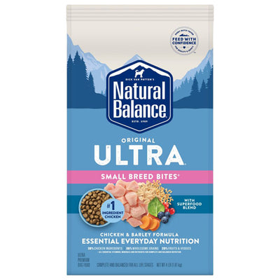 Natural Balance Pet Foods Ultra Small Breed Bites Chicken Dry Dog Food 4lbs