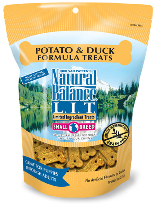 Natural Balance Pet Foods L.I.T. Duck & Potato Dog Treat 8 oz