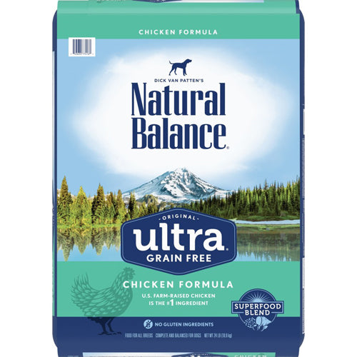 Natural Balance Pet Foods Ultra Grain Free Chicken Formula Dry Dog Food 24 lb