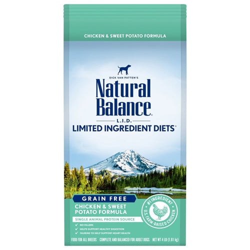 Natural Balance Pet Foods LID Chicken and Sweet Potato Adult 4 lb