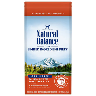 Natural Balance Pet Foods LID Salmon and Sweet Potato Adult 4 lb