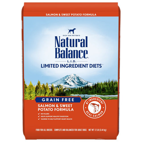 Natural Balance Pet Foods LID Salmon and Sweet Potato Adult 12 lb