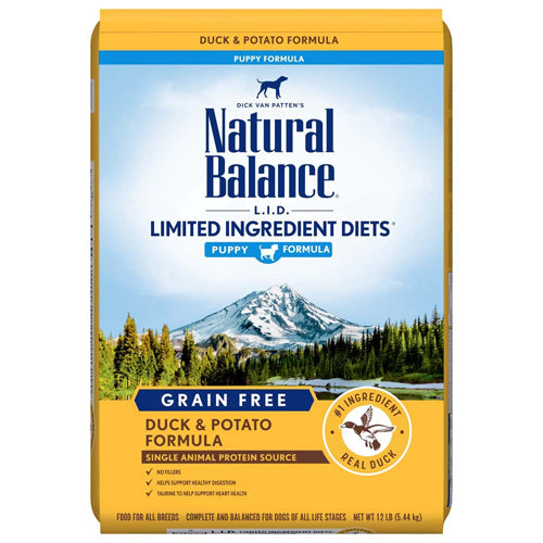 Natural Balance Pet Foods LID Duck and Potato Puppy 12 lb