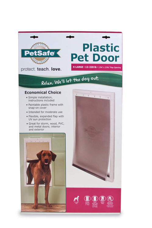 Petsafe Plastic Pet Door White Extra-Large