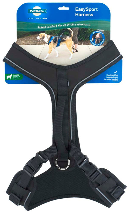 EasySport Comfortable Dog Harness Black Large