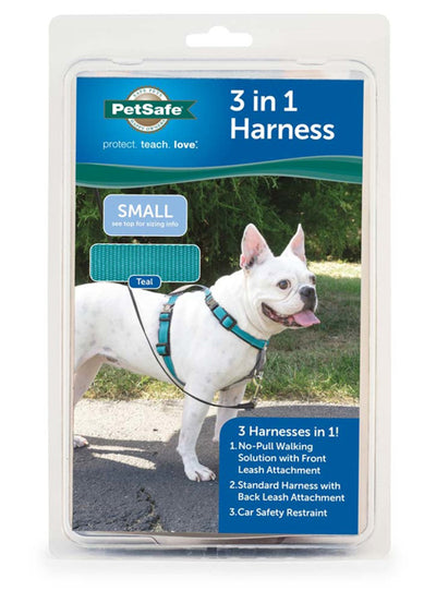 PetSafe 3in1 Dog Harness Teal Small