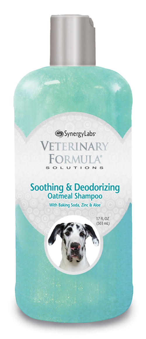 Synergy Labs Veterinary Formula Soothing and Deodorizing Oatmeal Shampoo 17 fl. oz