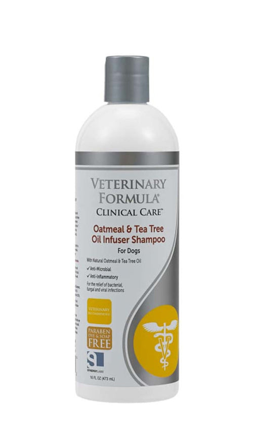 Synergy Labs Veterinary Formula Clinical Care Oatmeal and Tea Tree Oil Shampoo 16 fl. oz