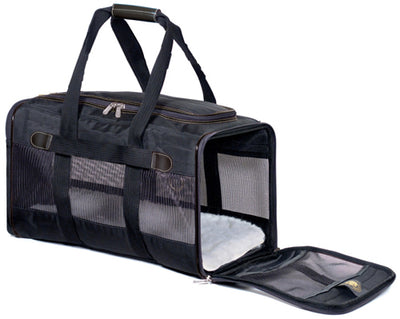 Sherpas Pet Trading Company Original Deluxe Pet Carrier Black Medium