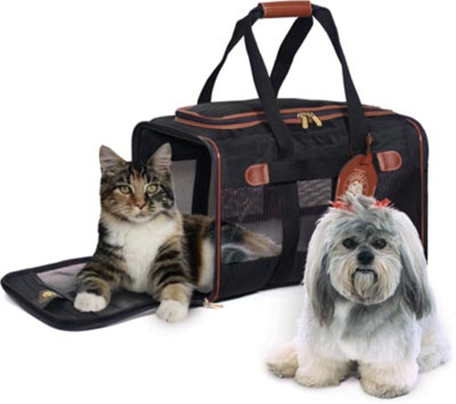 Sherpas Pet Trading Company Original Deluxe Pet Carrier Black Small