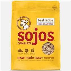 Sojos Complete Grain Free Adult Dog Food Beef Recipe, 4 Oz Trial Size