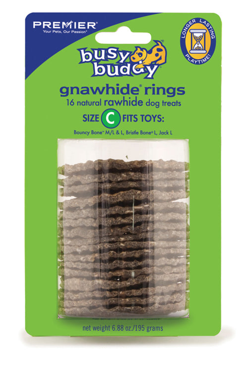 Busy Buddy Rawhide Refills 6.88 oz 16 Count Large