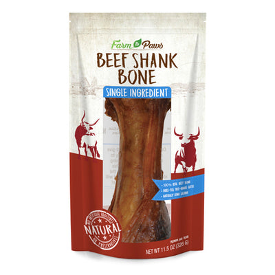 Farm To Paws 1Pk Beef Shank Bone 11.5oz