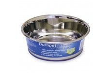 OurPets Premium Stainless Steel Dog Bowl Silver 1.25 Quarts