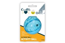 OurPets IQ Treat Ball Slow Feed Dog Toy Assorted Medium 3 in