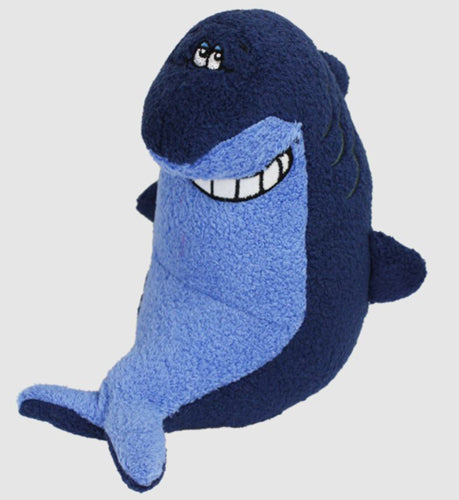 Multipet Deedle Dudes Dog Toy Shark 8 in