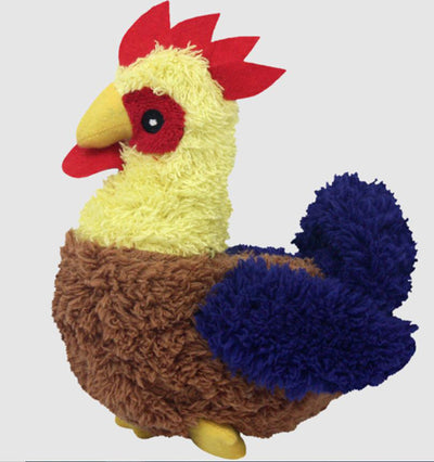 Multipet Look Whos Talking Dog Toy Rooster 6 Inches