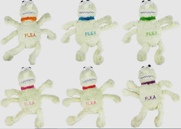 Multipet Flea Bite Me Dog Toy Assorted 12 in