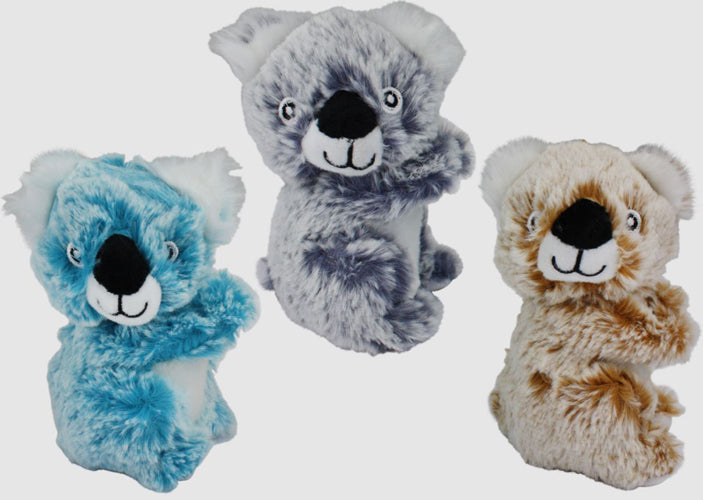 Multipet Minipet Koala Dog Toy Assorted 5in