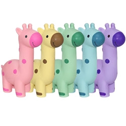 Multipet Latex Mini Griaffe 5.75inch (Assorted Colors)