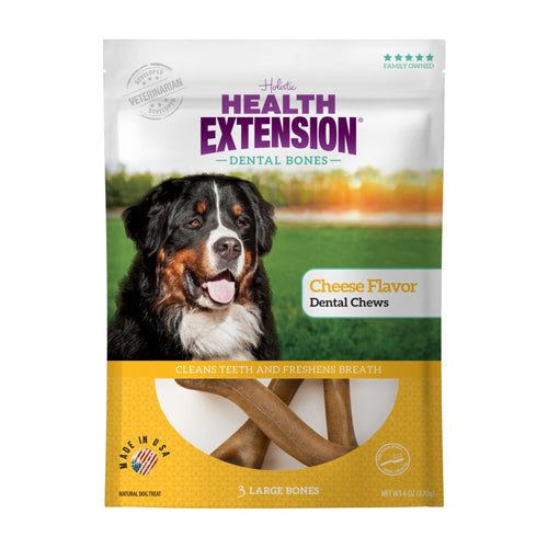 Health Extension Dental Bones - Large - Cheese 3pk