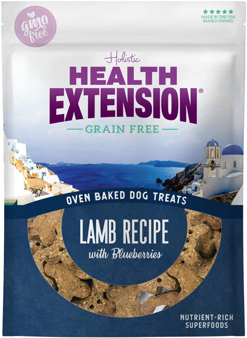 Health Extension Oven Baked Treats - Lamb Recipe with Blueberries 6oz