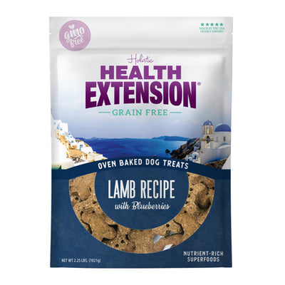 Health Extension Oven Baked Treats - Lamb Recipe with Blueberries 2.25lb