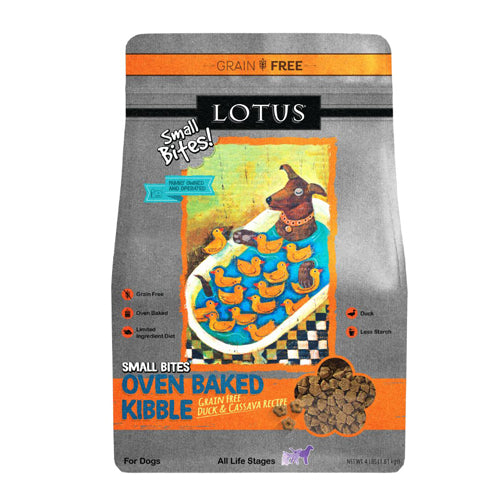 Lotus Dog Small Bite Duck Formula 4Lb