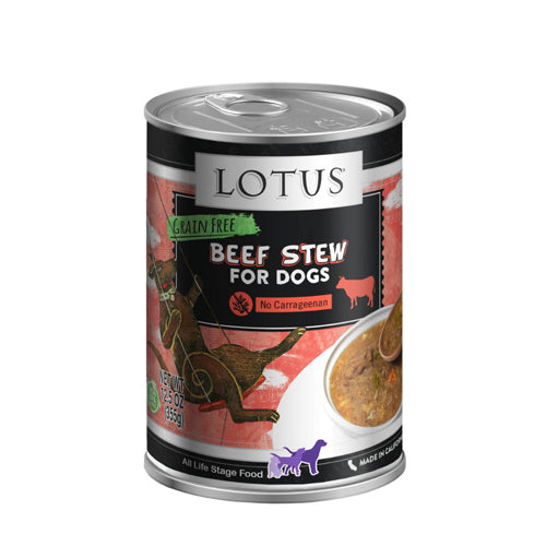 Lotus Dog Grain Free Beef Asparagus Stew 12.5Oz